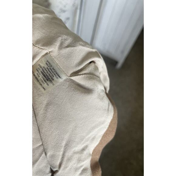 41 Hawthorn Blazer Women’s Medium Knit Brown Academia Preppy Red Elbow Patch - Picture 6 of 10